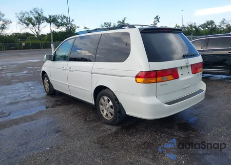 2004 Honda Odyssey Ex-L from USA, damaged, VIN 5FNRL18954B099672